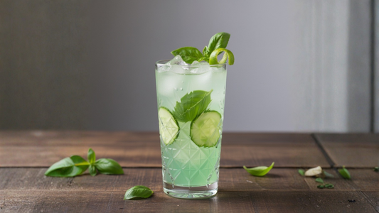 Basil Cucumber Refresher - die grüne alkoholfreie Gin Alternative